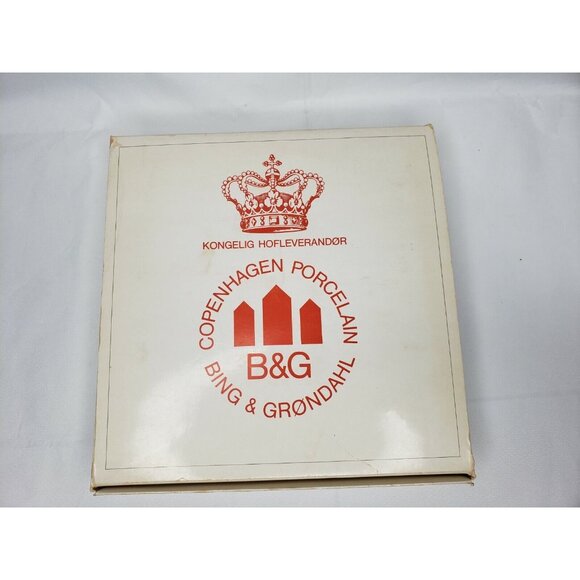 VTG Bing and Grondahl 1970 Christmas Collectors Plate Pheasants in the Snow 7 ¼” - Picture 8 of 9